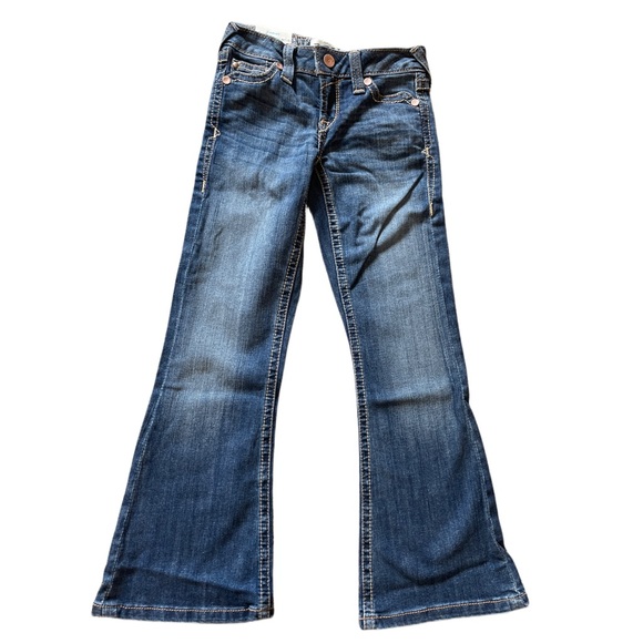 Ariat Girl's Dresden Stretch Fit Flare Jean - Picture 6 of 8